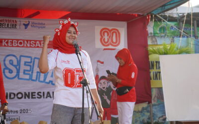 JALAN SEHAT DALAM RANGKA MEMPERINGATI HUT REPUBLIK INDONESIA KE-80